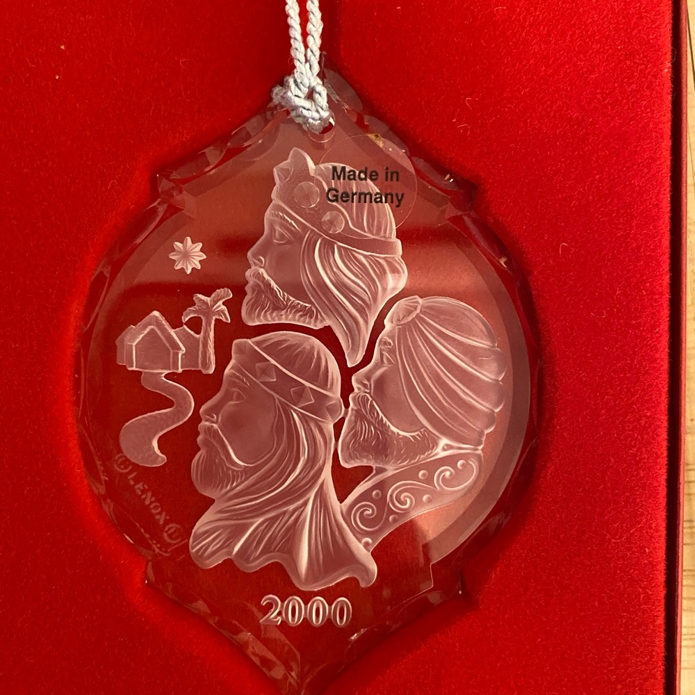 Lenox Pave Jewels Celestial Crystal Christmas Ornament